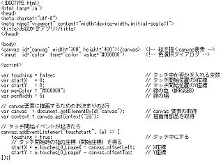 メモ帳で書いたプログラム