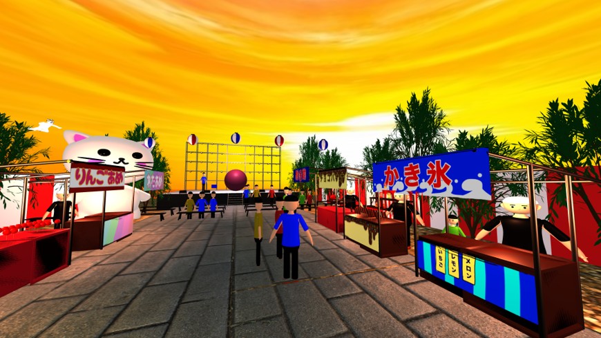 お祭りVR屋台